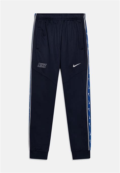nike jogginghose sportswear repeat pk dunkelblau/weiß